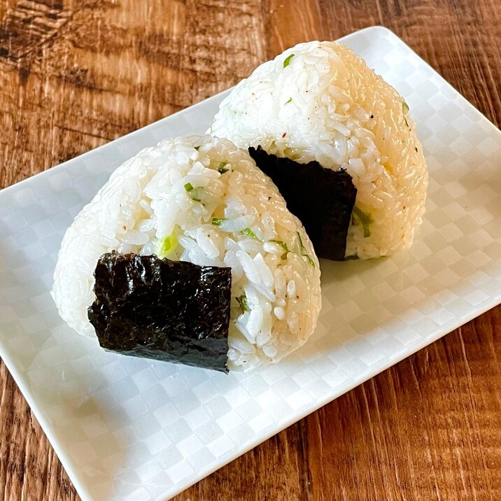 【のどぐろのだし塩使用】だし塩おにぎり!